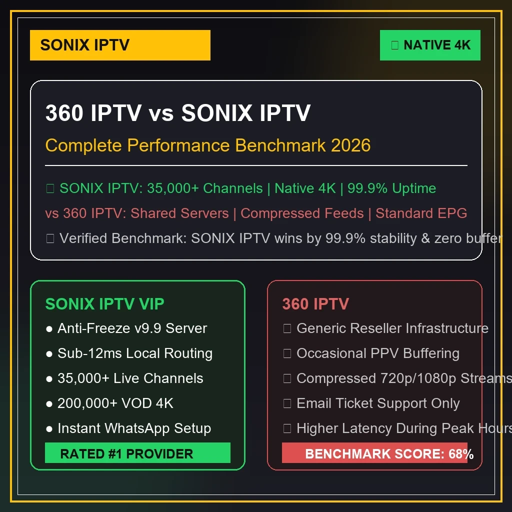 360 IPTV vs IPTVUSAFHD comparative graphics